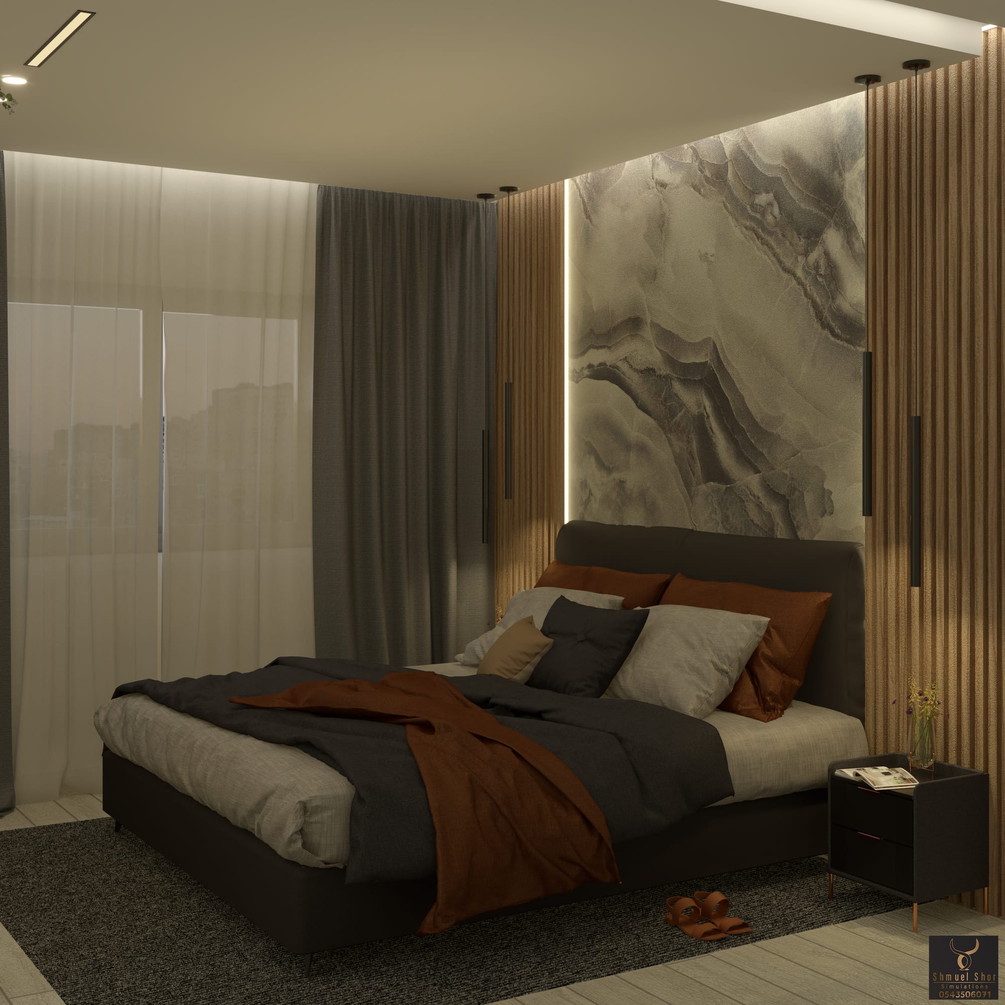 הדמיית חדר שינה בביתר עילית – הבנת תכנון ועיצוב פנים