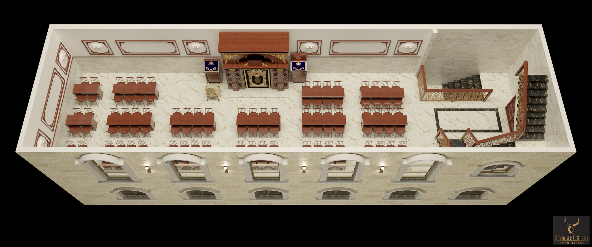 הדמיות היכל התורה "יערות דבש" בירושלים