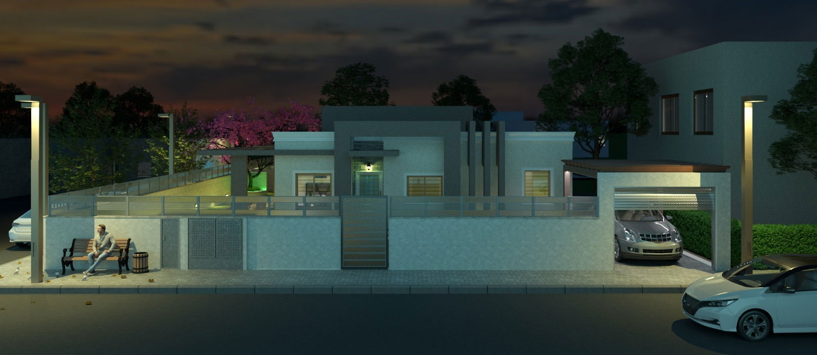 הדמיות חוץ ופנים לוילה פרטית 