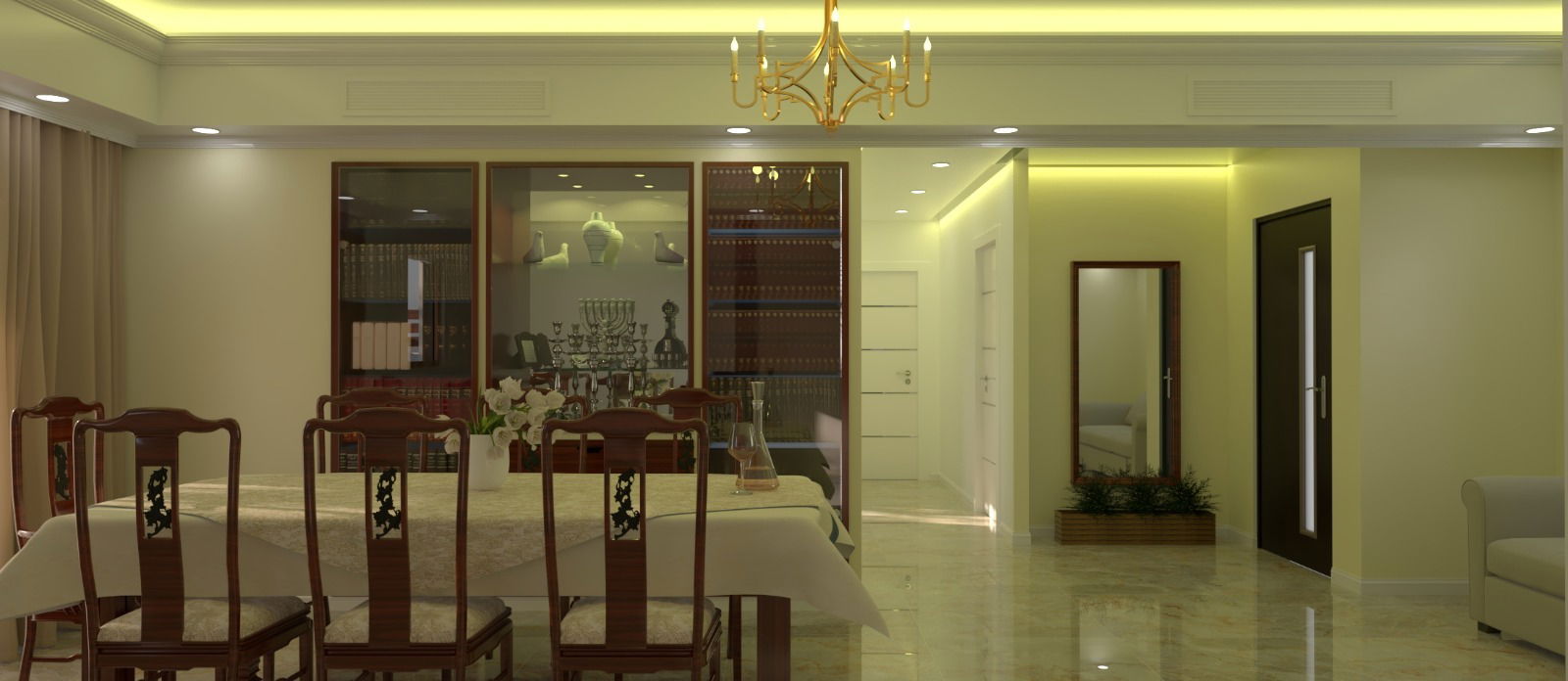 הדמיות חוץ ופנים לוילה פרטית 