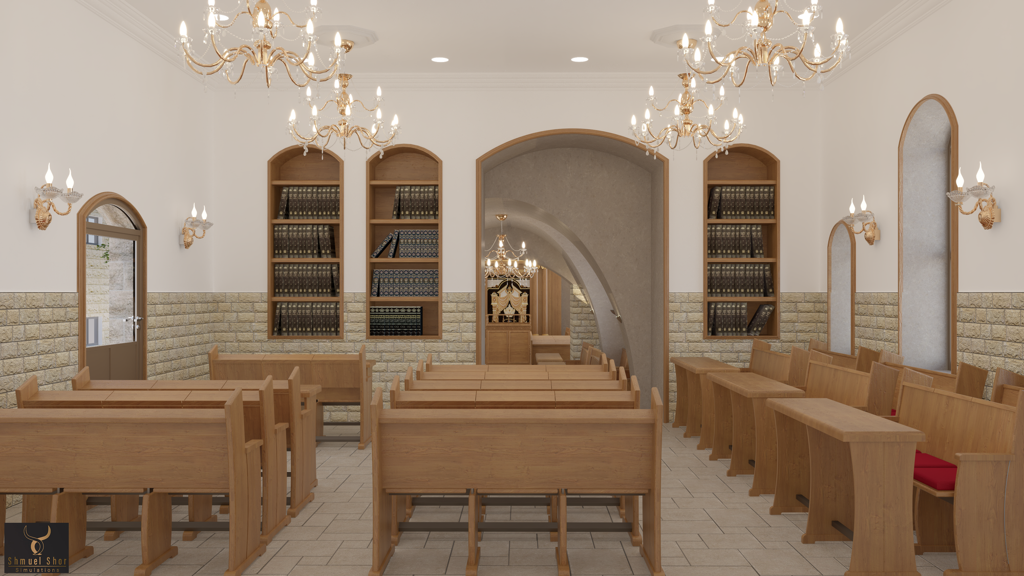 הדמיות שימור אדריכליות: בית כנסת בצפת – חשיפת העבר, בניית העתיד