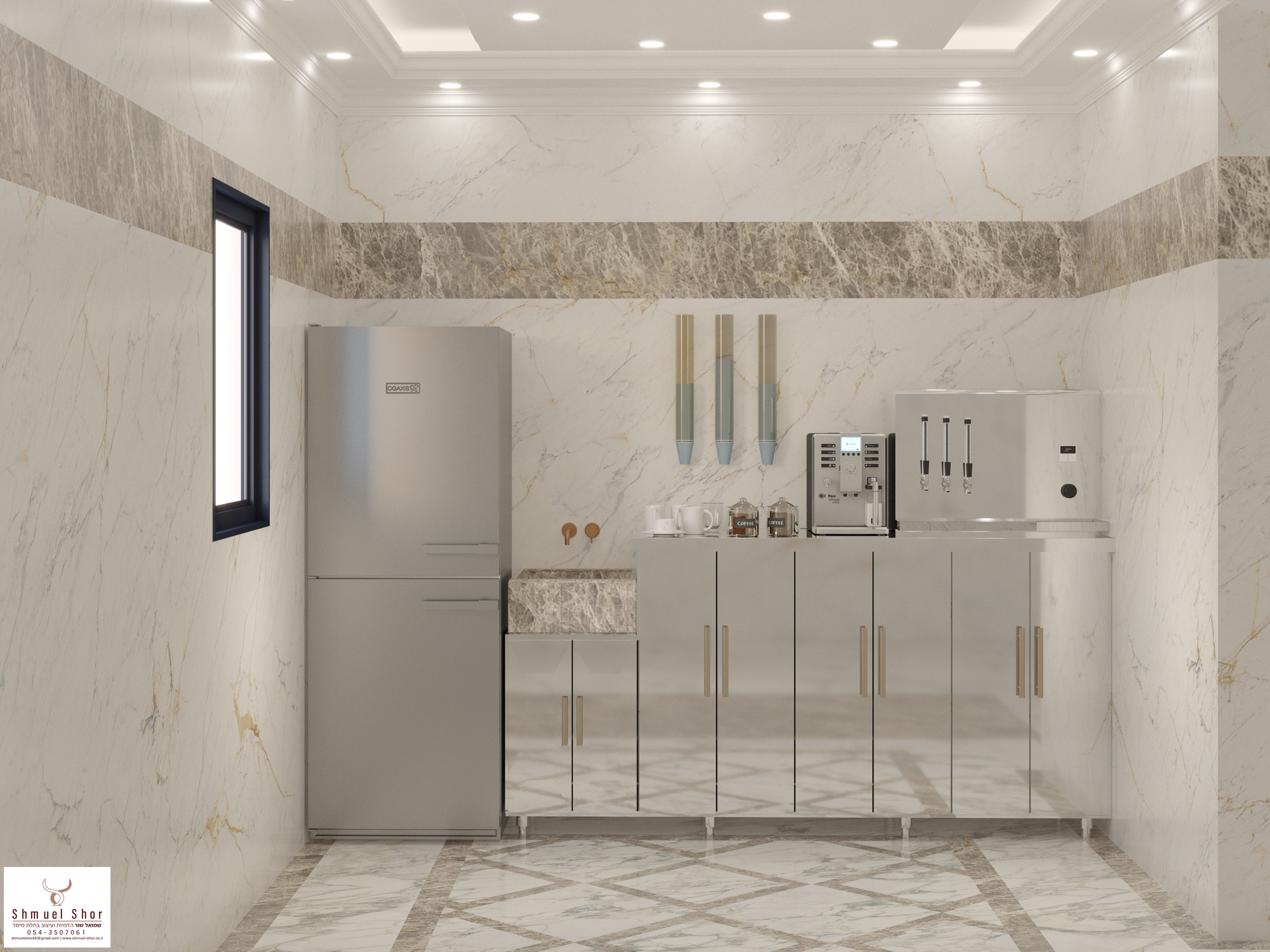 הדמיות פנים מרהיבות להרחבת בית הכנסת בליקווד, ארה"ב