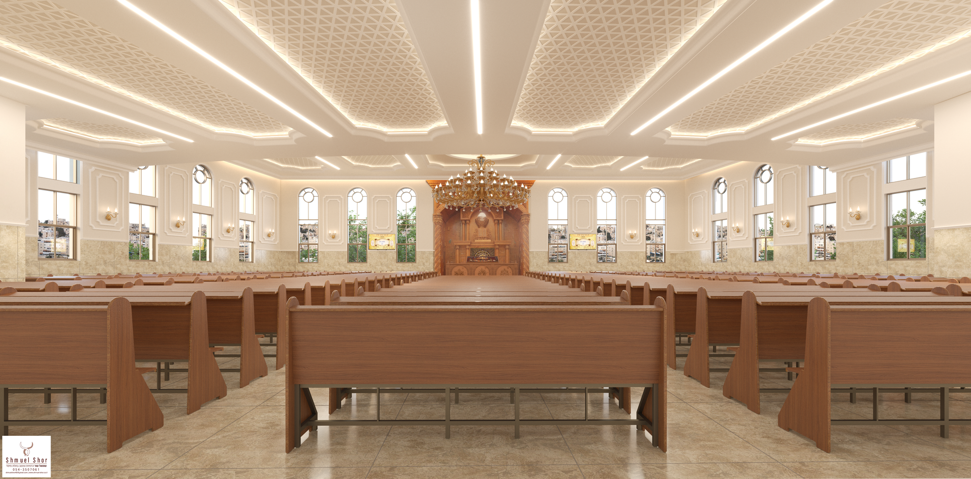 הדמיות אדריכליות 3D לפרויקט הרחבה ופתרון צפיפות