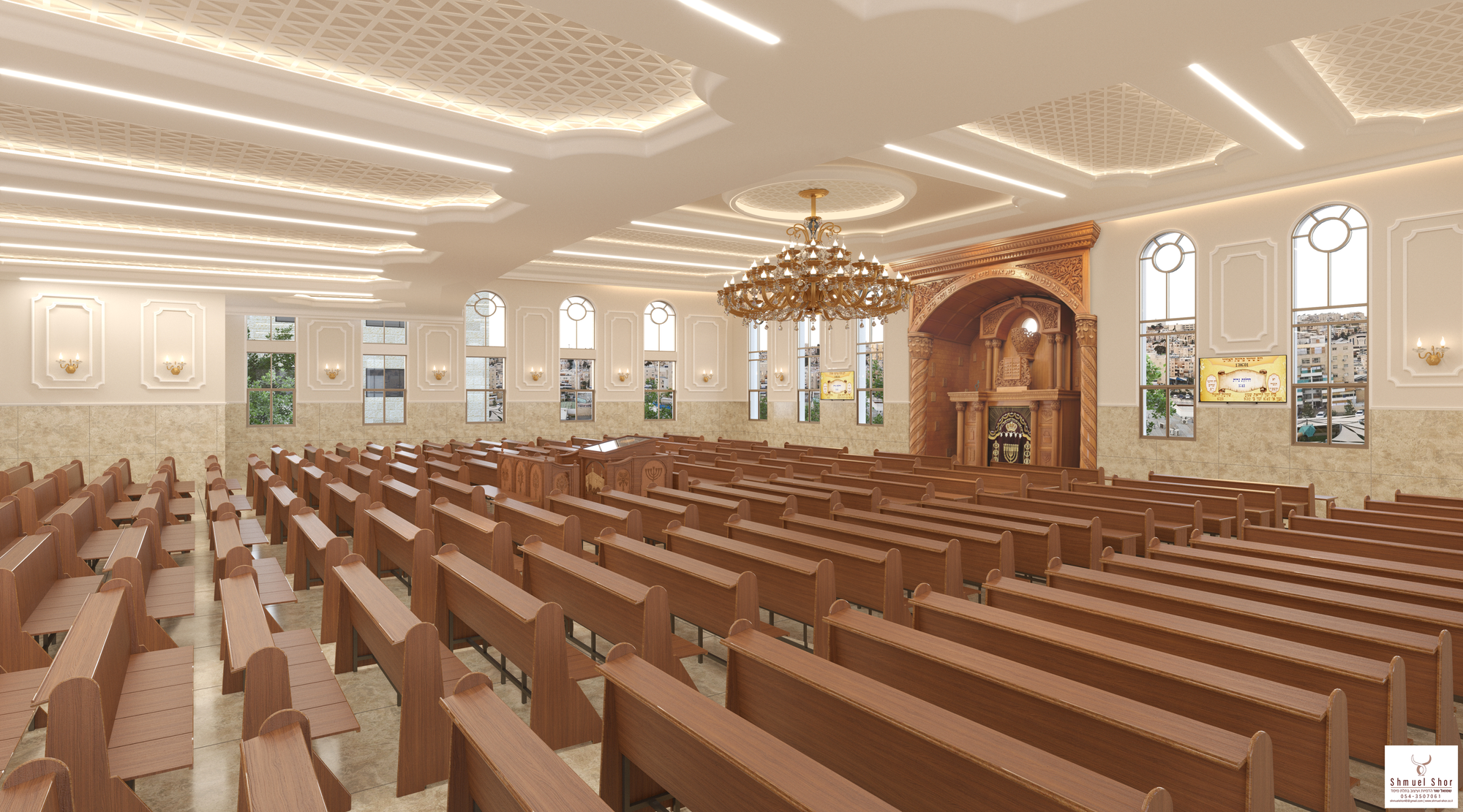 הדמיות אדריכליות 3D לפרויקט הרחבה ופתרון צפיפות