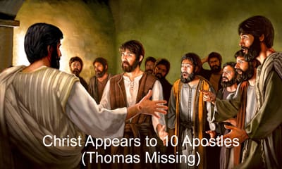 CHRIST'S AFTER RESURRECTION APPEARANCE (5)