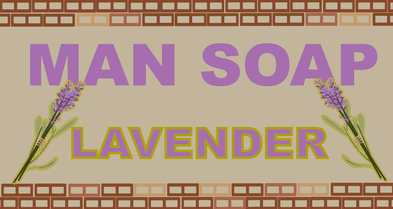 Concept packaging for'Man Soap'