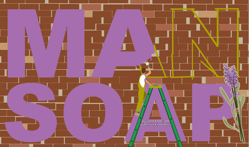 Concept packaging for'Man Soap'