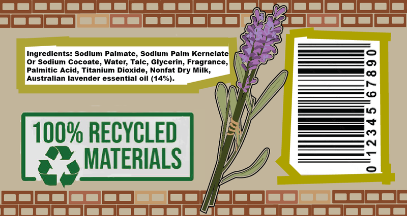 Concept packaging for'Man Soap'