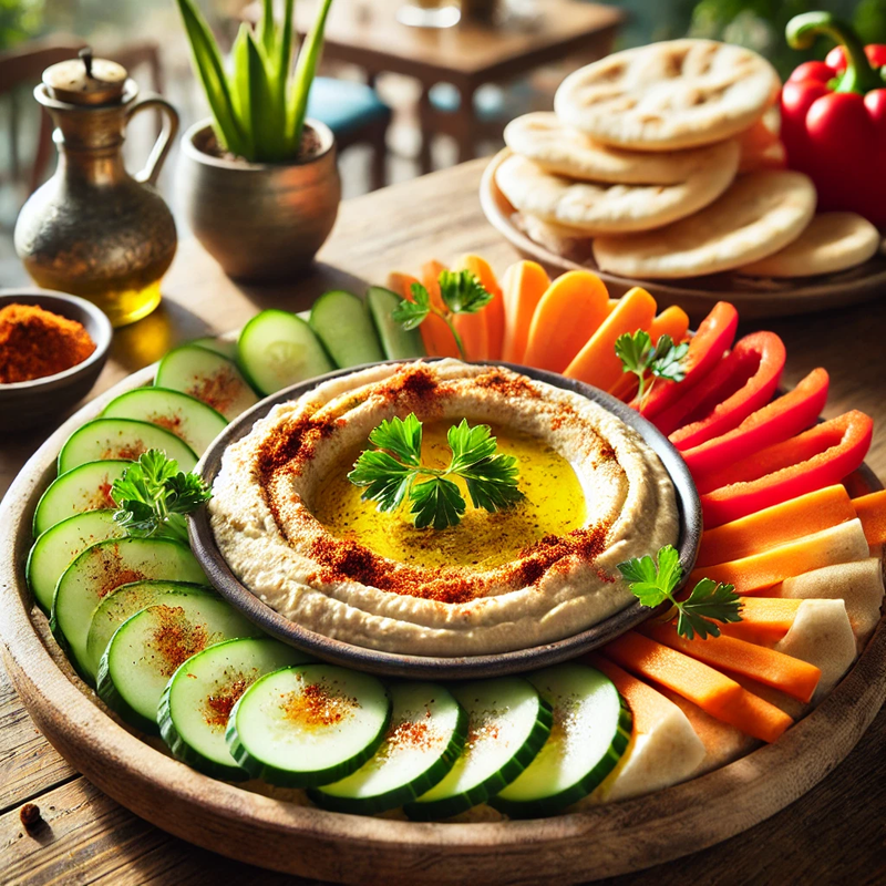 Platou cu hummus