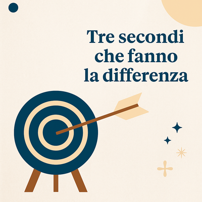 Hai 3 secondi per ascoltarti. Ne bastano 6 per lasciar andare. Dopo il tuo sistema emotivo prende il controllo