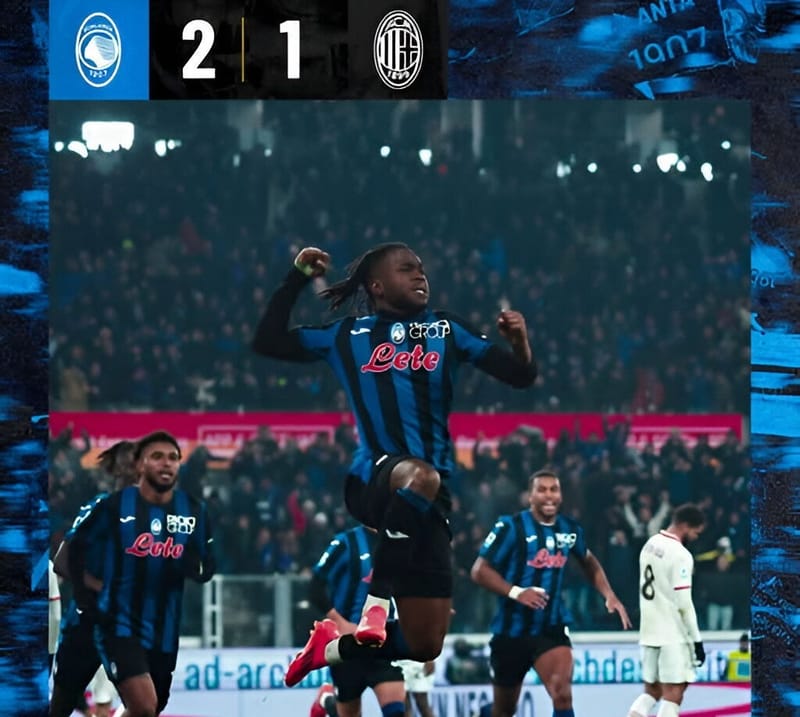 Atalanta to leapfrog Napoli for the moment at the Serie A summit, extending their unbeaten run to 14 matches.