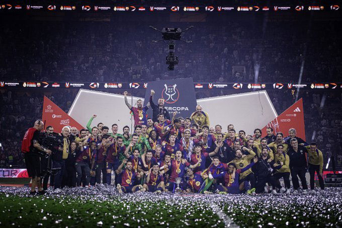 Spanish Supercopa: Hansi Flick Lifts First Trophy as Barcelona Boss with a landslide victory over Real Madrid, 5-2.