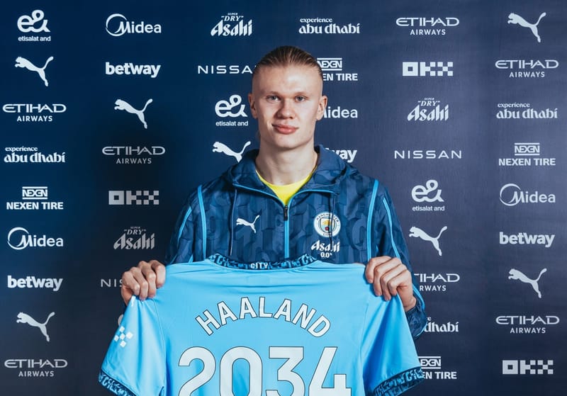 With Manchester City Until 2034, Erling Haaland renews for nine-and-a-half-year deal with