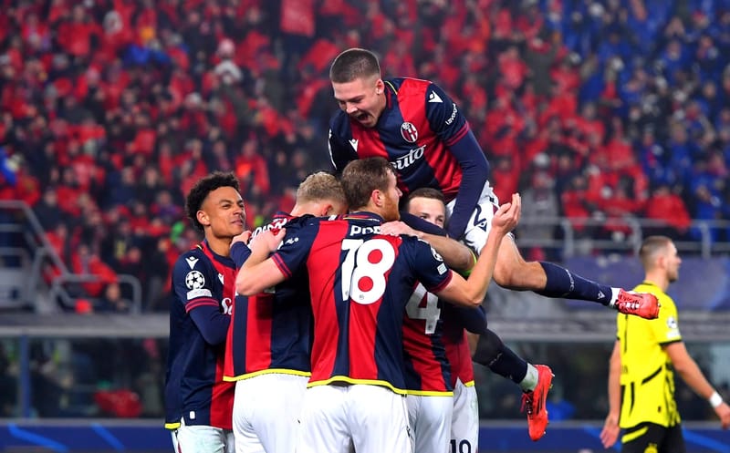 "Dall'Ara Delight! Bologna Stun Dortmund with Dramatic Comeback to Claim Maiden Champions League Triumph"