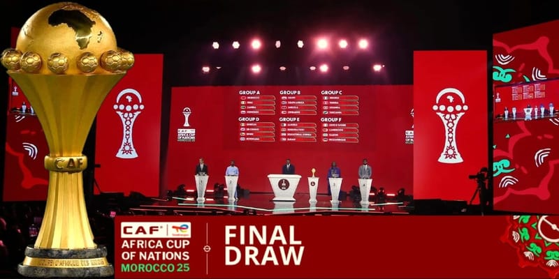 The draw for the 2025 Africa Cup of Nations (AFCON) in Morocco