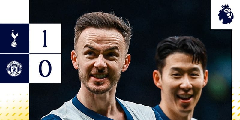 Maddison’s Early Strike Seals Tense Tottenham Victory Over Manchester United