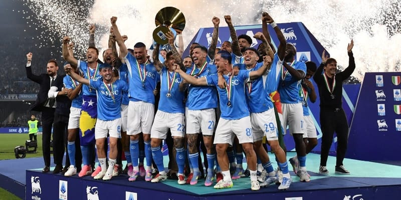 Napoli Crowned Serie A : Conte Makes History as McTominay and Lukaku Shine