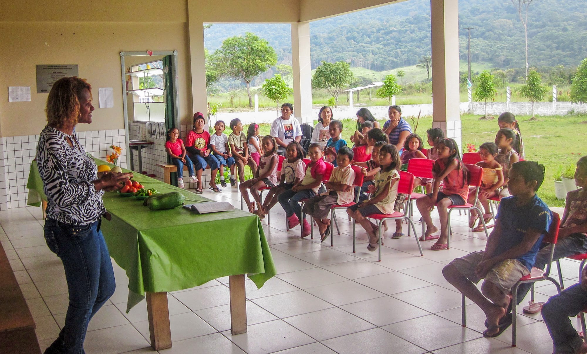 Palestras para os povos indígenas Taurepang, Macuxi, Patamona, Inkarigó