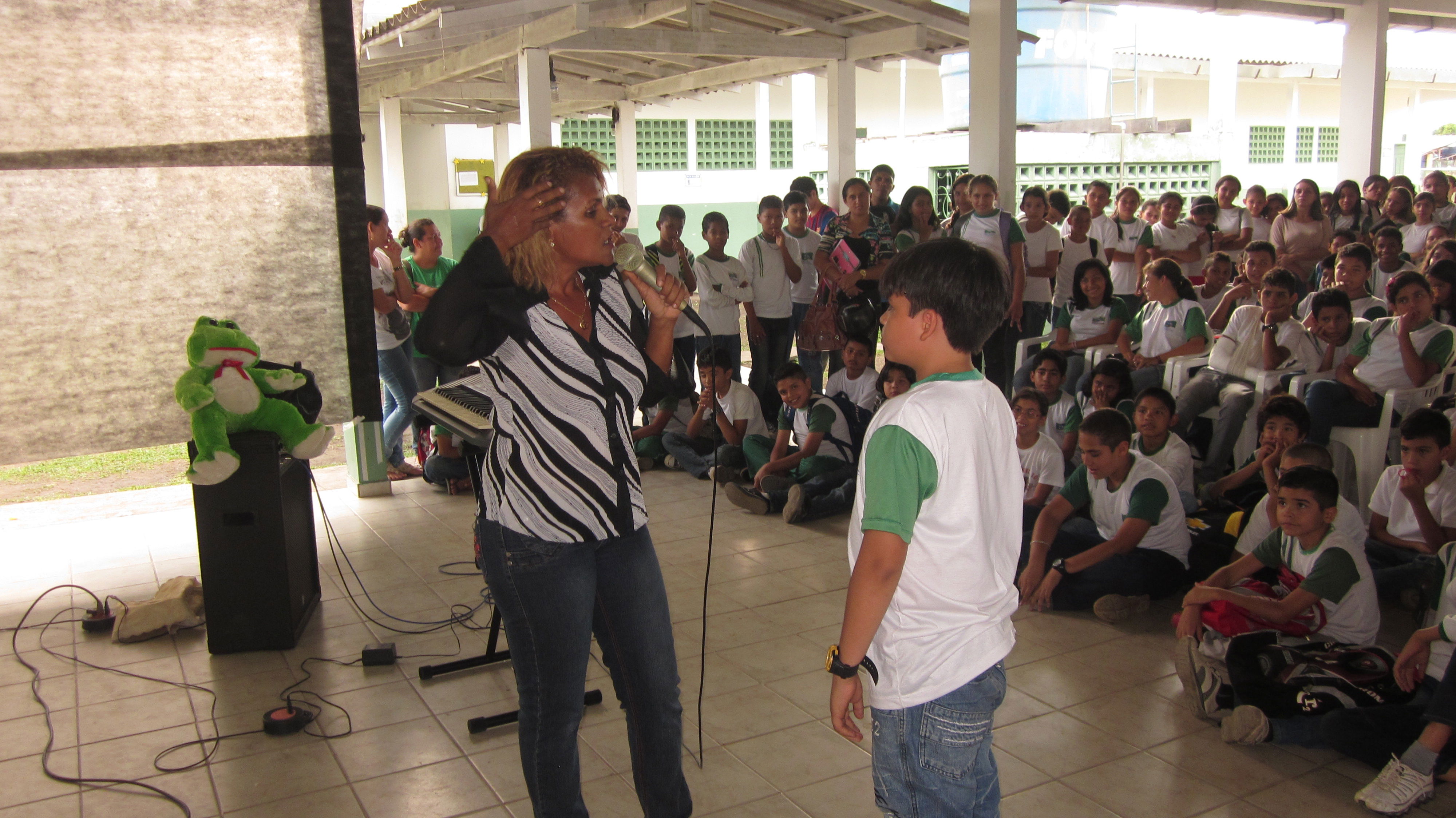 Palestras nas escolas da  fronteira Brasil Venezuela. 
