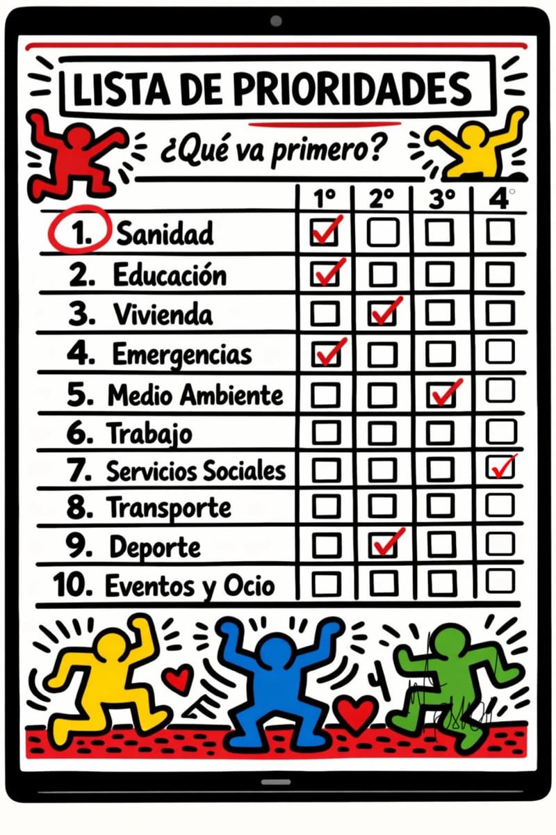 Todo está bien… pero ¿qué va primero?