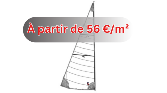 Grand-voile sur enrouleur GAMME Alizés