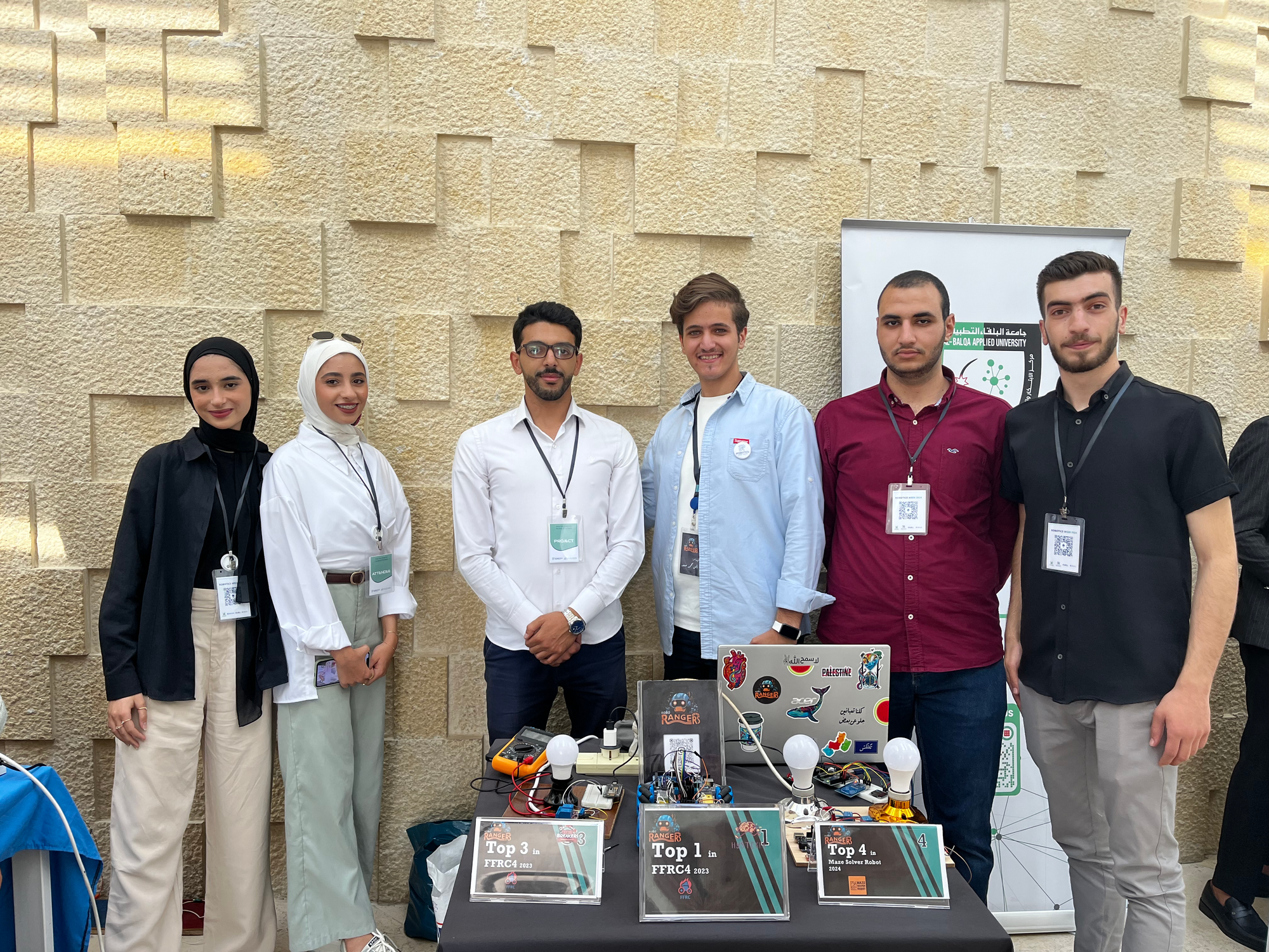 معرض خاص بفريق روبورنجرز في اسبوع الروبوتات العلمي IEEE Robotics week