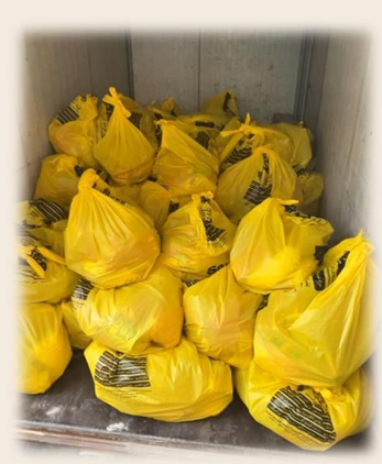 توزيع طرود الخير على الاسر العفيفة في شهر رمضان 2026