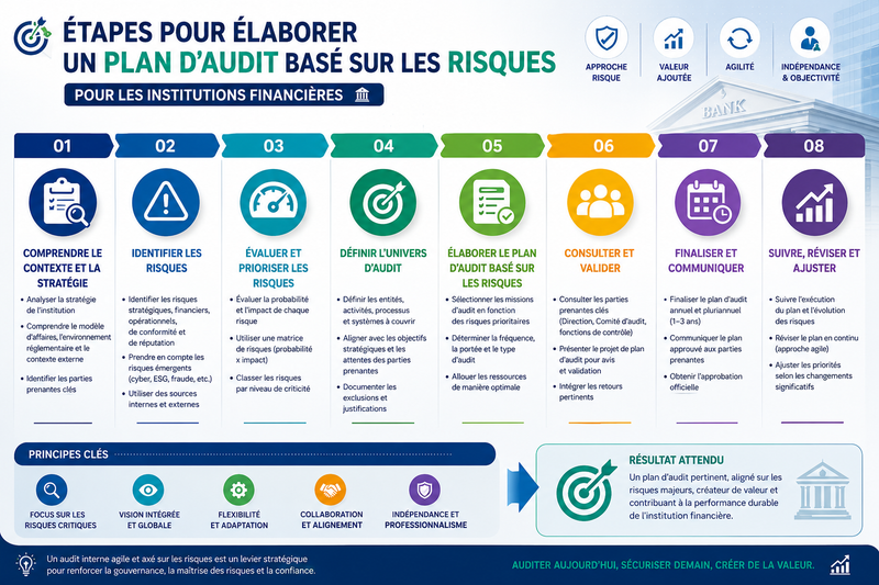 Étapes pour Élaborer un Plan d'Audit Basé sur les Risques pour les Institutions Financières