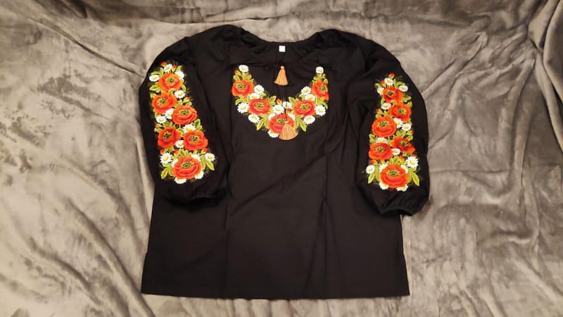 Bluzka Damska Czarna