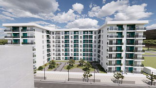 Az Albán Adriai tengerparton, a Durres öbölben, Golemben most épülő társasházi komplexumban lakások eladók!