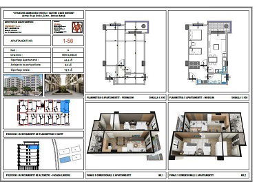 Az Albán Adriai tengerparton, a Durres öbölben, Golemben most épülő társasházi komplexumban lakások eladók!