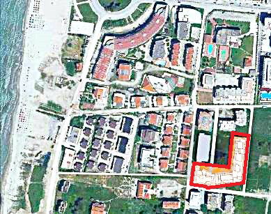 Az Adriai, mediterrén tengerparton, Albániában, Durres öbölben, Golemben, központi helyen, épülő társas házi lakások eladók!