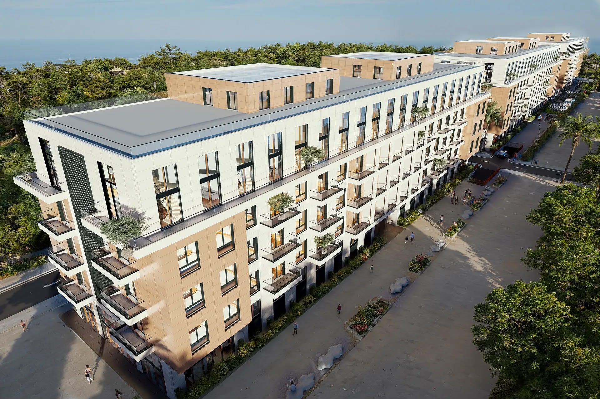 🌊 Új építésű apartmanok az Adriai-tengerparton, Qerretben folyamatosan eladók