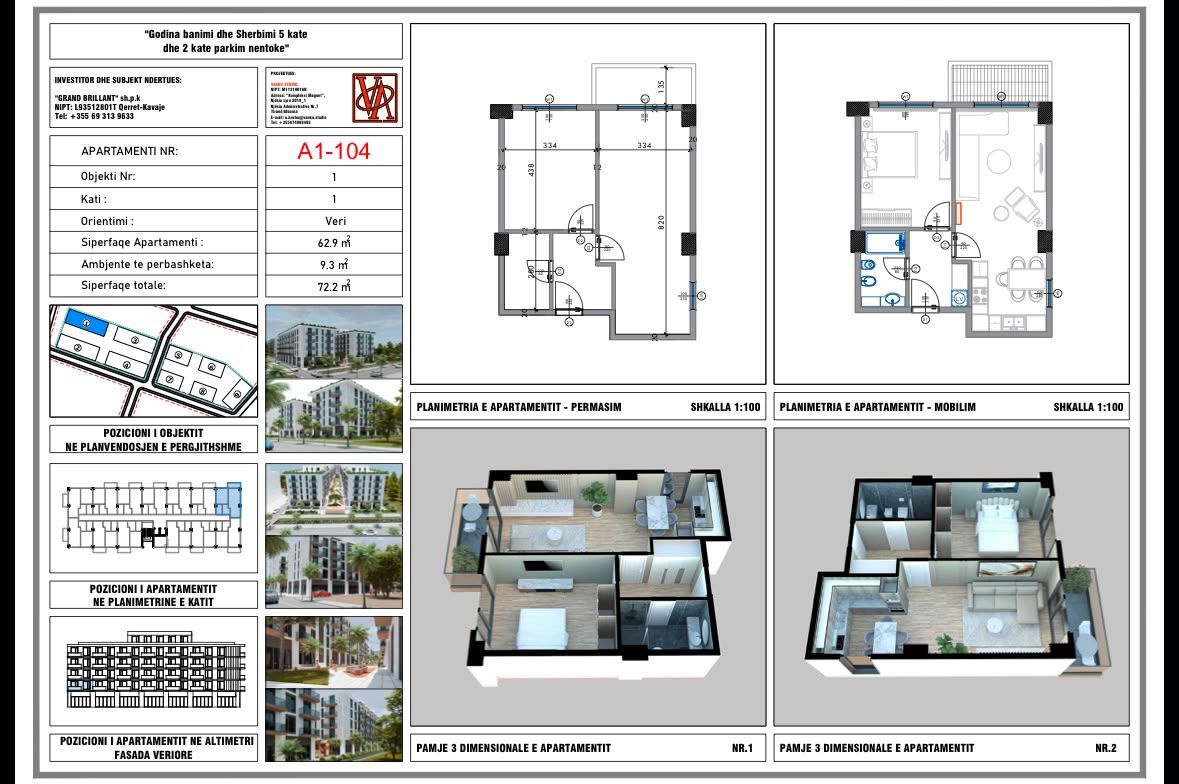 🌊 Új építésű apartmanok az Adriai-tengerparton, Qerretben folyamatosan eladók