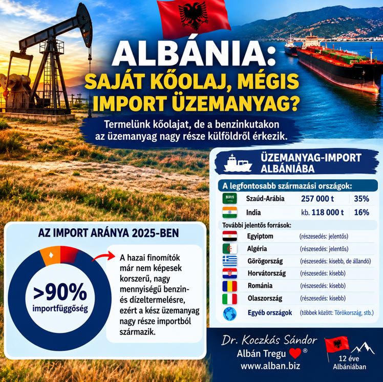 Albánia olajkincse – Miért ilyen drága az üzemanyag?