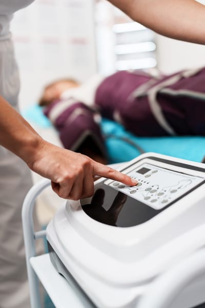 Presoterapia corporal + presoterapia ocular