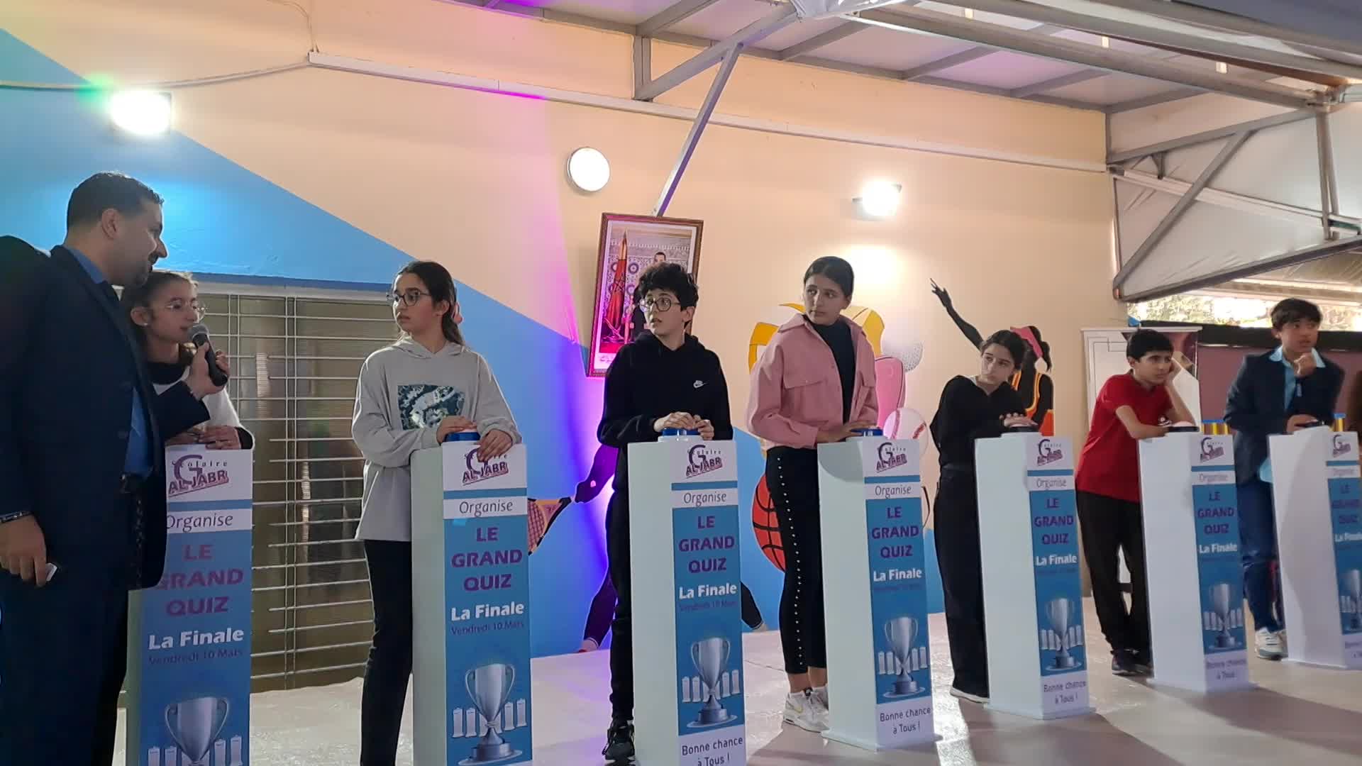 Prestation Quiz Compétition de culture générale école Al Jabr Fès