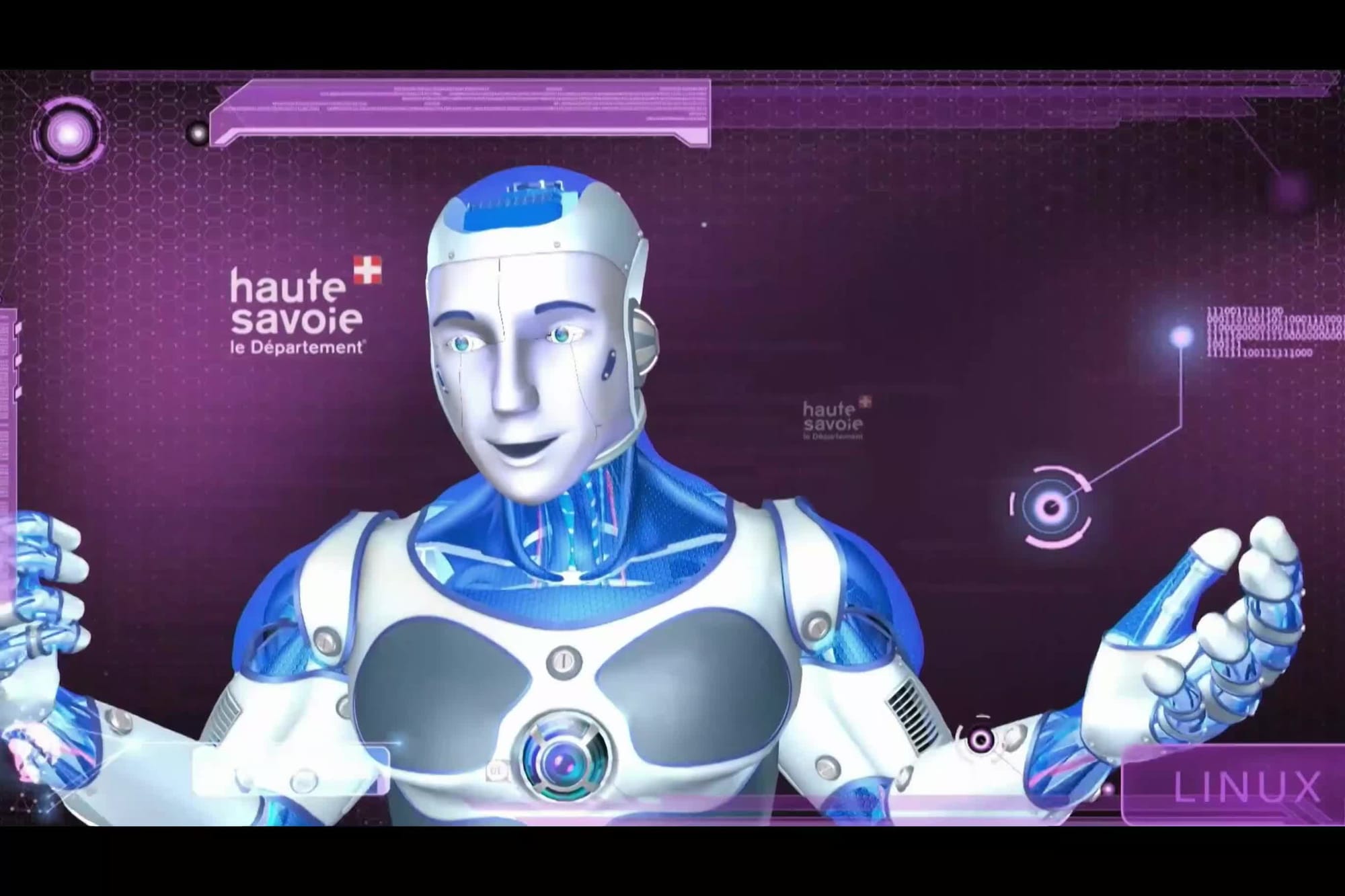 Quelques prestations de mon partenaire avec le personnage virtuel interactif