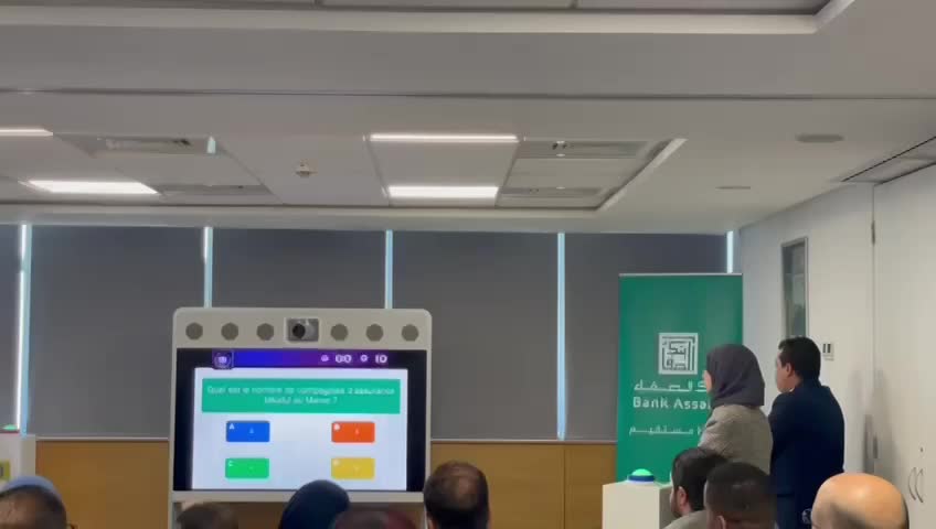 Prestation Quiz animation événement Ste Bank Safaa