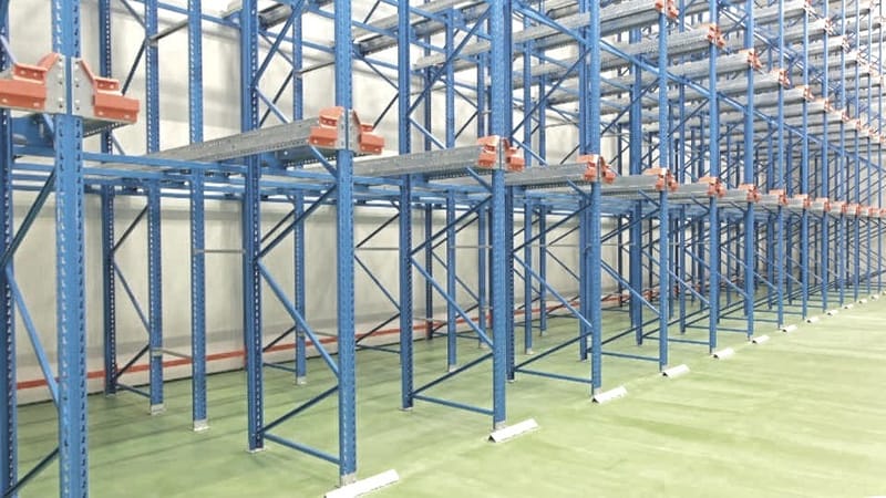 Estanterías de paletización compacta