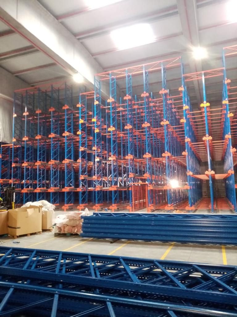 Estanterías de paletización dinámica