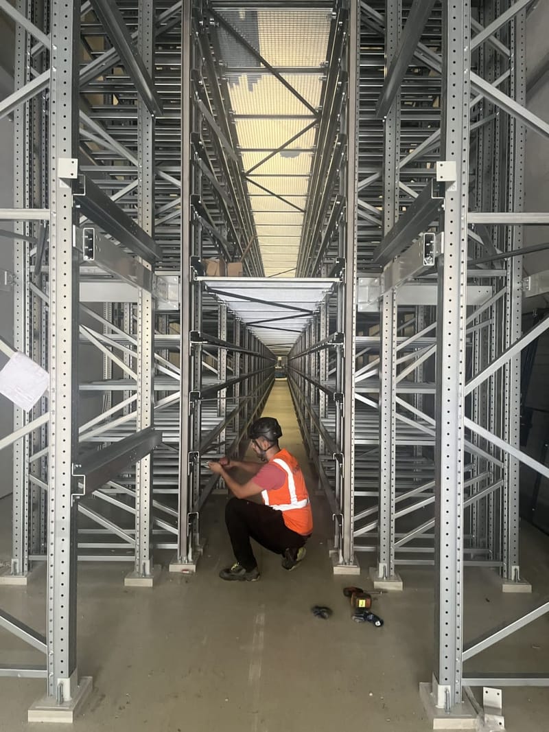 Estanterías de paletización convencional