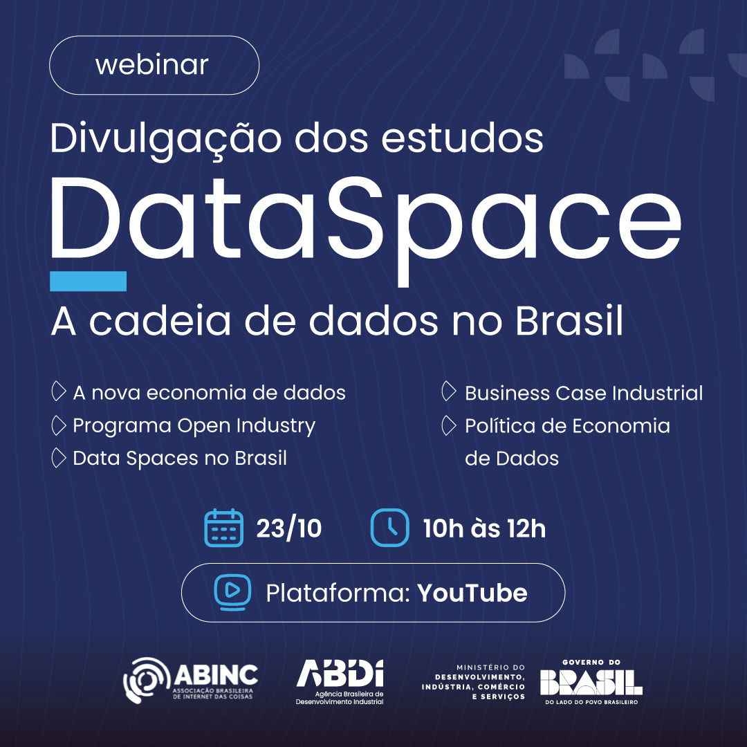 Webinar ABDI - Divulgação dos Estudos de Data Spaces