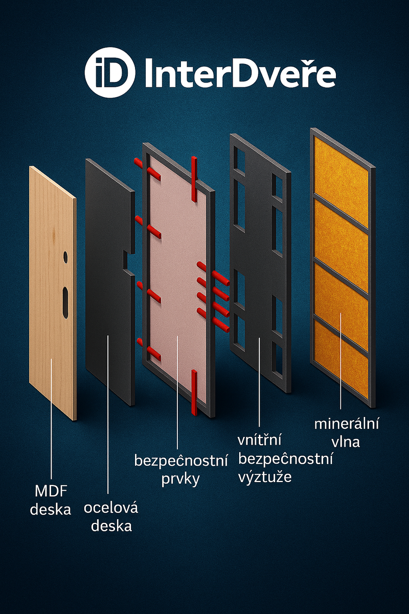 BEZPEČNOSTNÍ PROTIPOŽÁRNÍ DVEŘE RC3