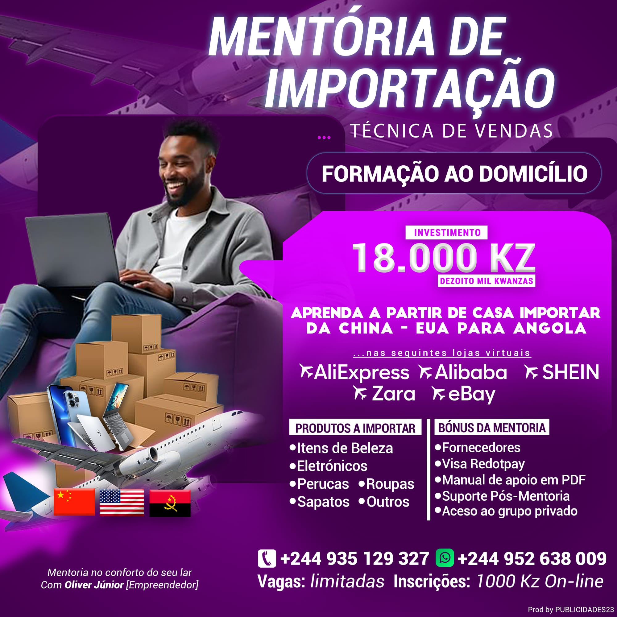 Arte Cliente Oliver Junior