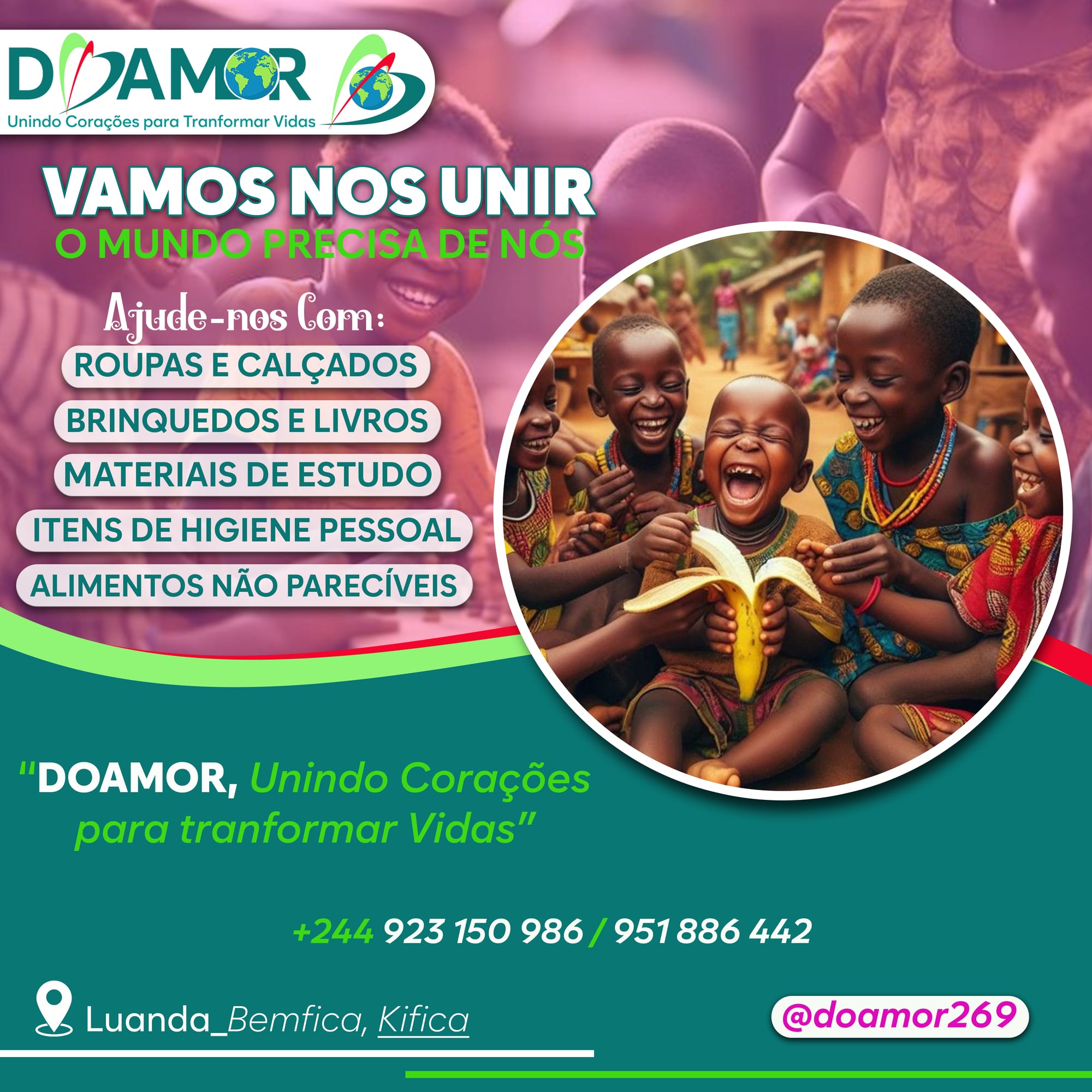 Acção Solidária da Org. DOAMOR