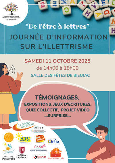 📚✨ De l’être à lettres - Journée d’information sur l’illettrisme ✨📚