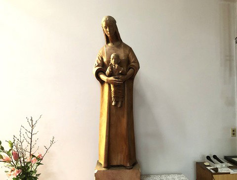 舟越桂氏制作【逗子の聖母子像】 - Gallery image 26 of 46 - Catholic