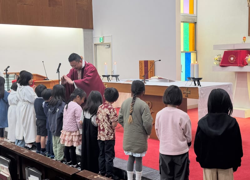 教会学校　入学始業式
