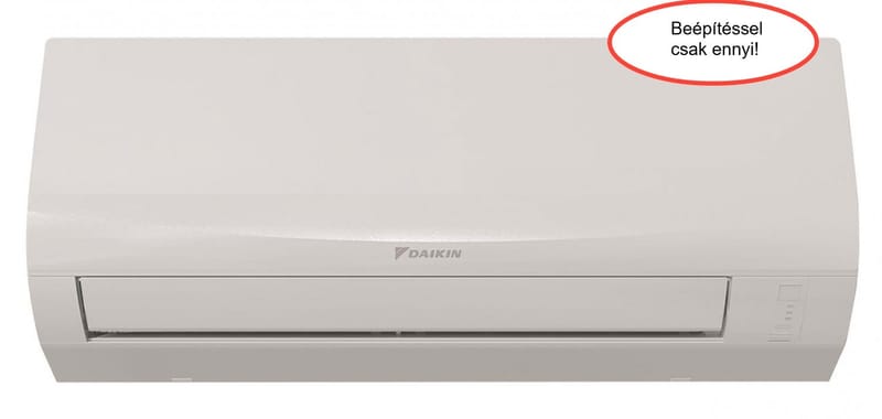 Daikin Sensira 3,5 kW-os FTXF35 / RXF35 split inverteres klímaszett